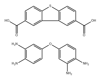 2,8-Dibenzothiophenedicarboxylic acid, polymer with 4,4-oxybis1,2-benzenediamine 结构式