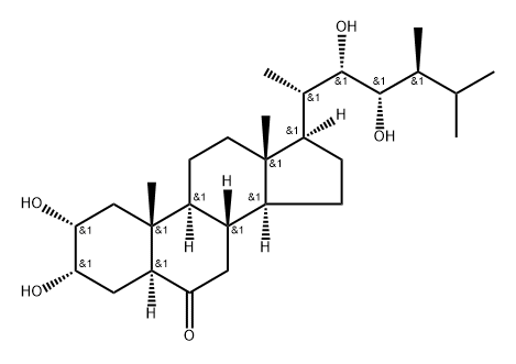 22,23-diepicastasterone 结构式