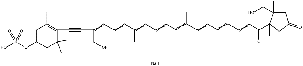 Bastaxanthin C 结构式