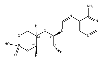 2'-F-dcAMP 结构式