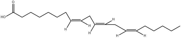 Dihomo-γ-Linolenic Acid-d6 结构式