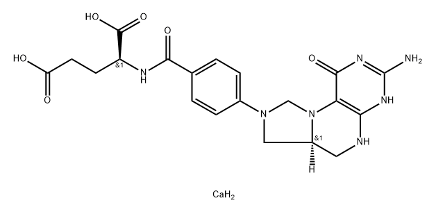 Folitixorin calcium, (6S)- 结构式