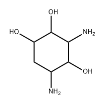 chiro-Inositol,  2,4-diamino-1,2,4-trideoxy-  (9CI) 结构式
