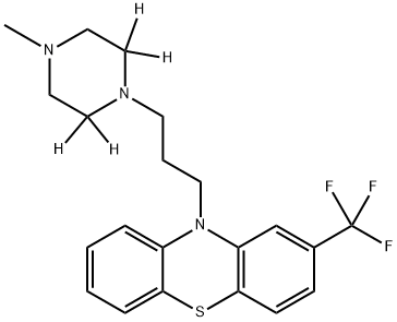 Trifluoperazine dihydrochloride salt 结构式