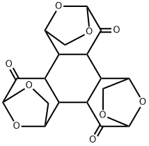 1,4:6,9:11,14-Triepoxybenzo1,2-d:3,4-d:5,6-dtrisoxepin-5,10,15(4H,9H,14H)-trione, dodecahydro-, 1R-(1.alpha.,4.alpha.,5a.alpha.,5b.beta.,6.alpha.,9.alpha.,10a.alpha.,10b.beta.,11.alpha.,14.alpha.,15a.beta.,15b.beta.)- 结构式