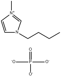 1-丁基-3-甲基咪唑翁磷酸盐 结构式