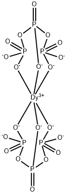 bis(tripolyphosphate)dysprosium(III) 结构式