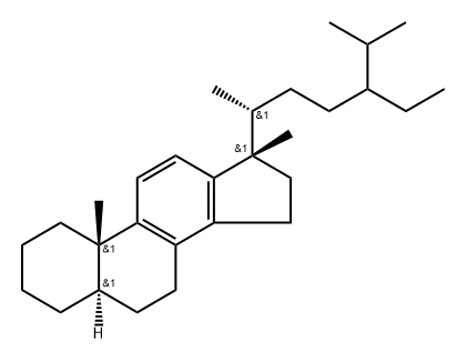 C29 RING-C MONOAROMATIC STERANE (5BETA(H),10BETA(CH3)/5A(H),10A(CH3)) 结构式