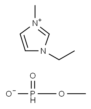 1-乙基-3-甲基咪唑鎓甲基膦酸酯 结构式