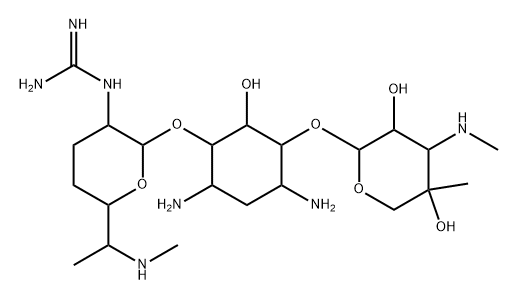 2'-guanidyl-2'-deaminogentamicin C1 结构式