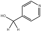 4-Pyridinemethan-α,α-d2-ol 结构式