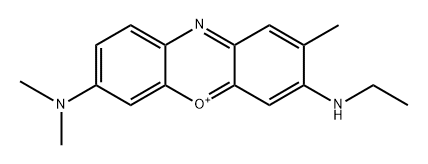 Phenoxazin-5-ium, 7-(dimethylamino)-3-(ethylamino)-2-methyl- (9CI, ACI) 结构式