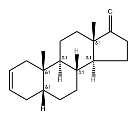 Androst-2-en-17-one, (5β)- 结构式