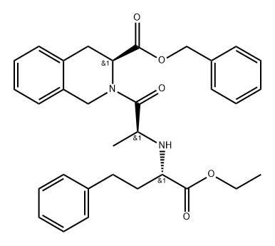 Quinapril Benzyl ester 结构式