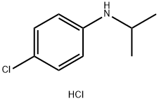 4-氯-N-(丙-2-基)苯胺盐酸盐 结构式