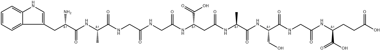 delta sleep-inducing peptide, isoAsp(5)- 结构式