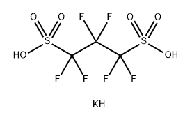 1,1,2,2,3,3‐HEXAFLUOROPROPANE‐1,3‐DISULFONIC ACID DIPOTASSIUM SALT 结构式