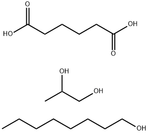 己二酸与1,2-丙二醇的聚合物的正辛基酯 结构式