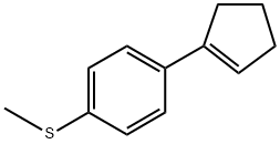 (4-(cyclopent-1-en-1-yl)phenyl)(methyl)sulfane 结构式