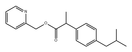 Ibuprofen piconol 结构式