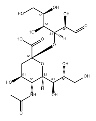 3-唾液酸半乳糖(钠盐) 结构式
