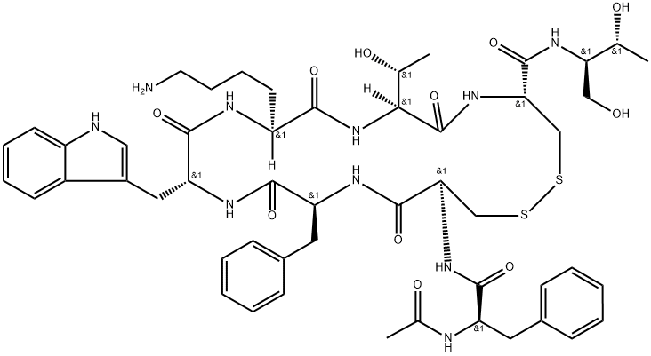 奥曲肽杂质1 结构式