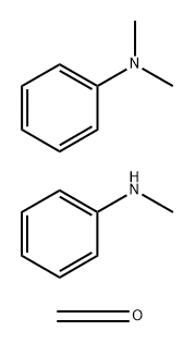 氧化(甲醛、N,N-二甲基苯胺、N-甲基苯胺)的反应产物盐酸盐 结构式