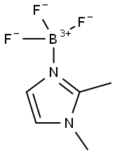 (1,2-dimethyl-1H-imidazole-N3)trifluoroboron 结构式