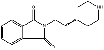 2-(2-(哌啶-4-亚基)乙基)异吲哚啉-1,3-二酮 结构式