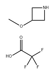 Azetidine, 3-methoxy-, 2,2,2-trifluoroacetate (1:1) 结构式