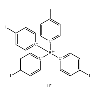 lithium tetrakis(4-iodophenyl)borate 结构式
