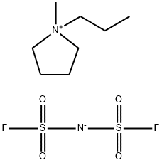1-甲基-1-丙基吡咯烷鎓双(氟磺酰)亚胺 结构式