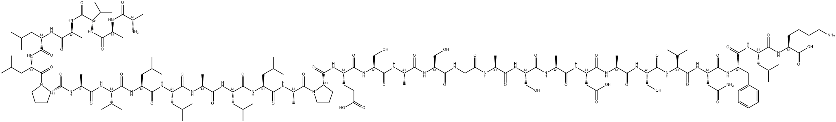 TRAF6 CONTROL PEPTIDE 结构式