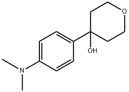 4-(4-(dimethylamino)phenyl)tetrahydro-2H-pyran-4-ol 结构式