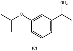 Benzenemethanamine, α-methyl-3-(1-methylethoxy)-, hydrochloride (1:1) 结构式