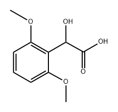 2-(2,6-二甲氧基苯基)-2-羟基乙酸 结构式