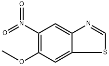 6-methoxy-5-nitro-1,3-benzothiazole 结构式