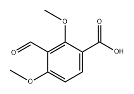 3-Formyl-2,4-dimethoxybenzoic acid 结构式