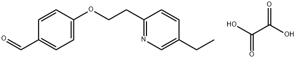 吡格列酮醛草酸盐 结构式