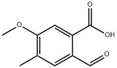2-formyl-5-methoxy-4-methylbenzoic acid 结构式