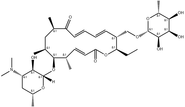 12,13-Didehydro-2''-O,3''-O-didemethyl-12,12-O-seco-13-deoxymycinamicin I 结构式