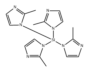 1,1',1'',1'''-silanetetrayltetrakis[2-methyl1H-Imidazole 结构式