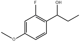 Benzenemethanol, α-ethyl-2-fluoro-4-methoxy- 结构式