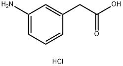 2-(3-氨基苯基)乙酸盐酸盐 结构式