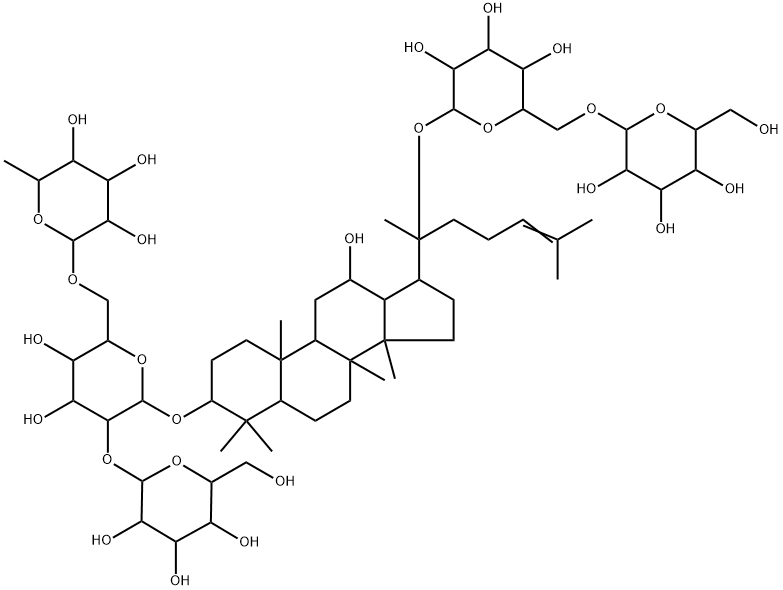 七叶胆苷 I 结构式