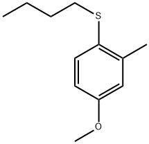 butyl(4-methoxy-2-methylphenyl)sulfane 结构式