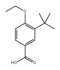 3-(Tert-butyl)-4-ethoxybenzoic acid 结构式