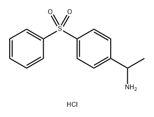 1-(4-benzenesulfonyl-phenyl)-ethylamine hydrochloride 结构式