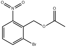 Benzenemethanol, 2-bromo-6-nitro-, 1-acetate 结构式