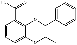 2-(benzyloxy)-3-ethoxybenzoic acid 结构式